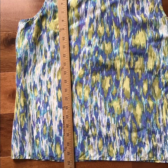 Kenar silk blouse sleeveless L - Picture 6 of 6